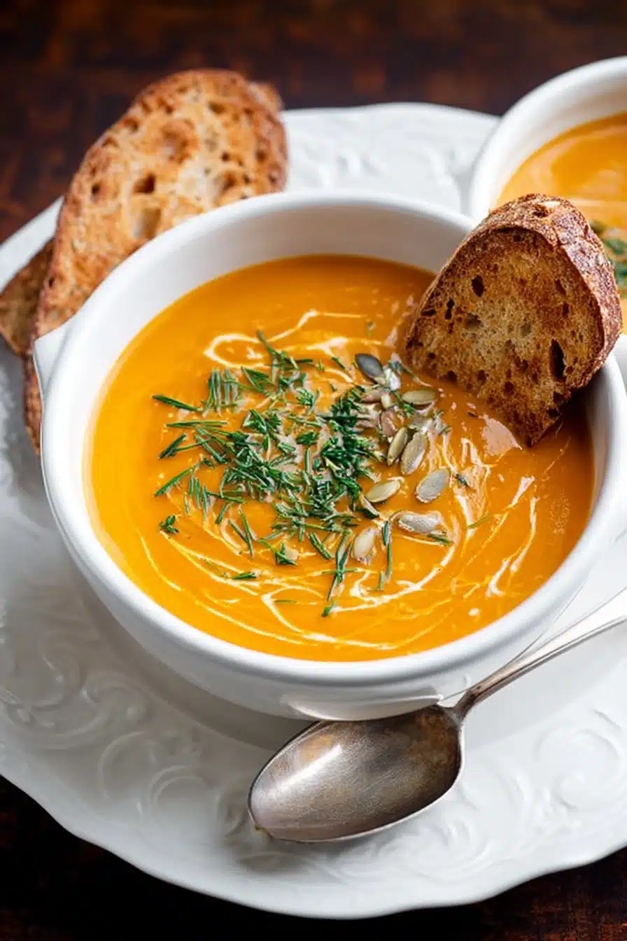 Autumn-Spiced Roasted Pumpkin Soup
Autumn-Spiced Roasted Pumpkin Soup
recipe step-by-step guide