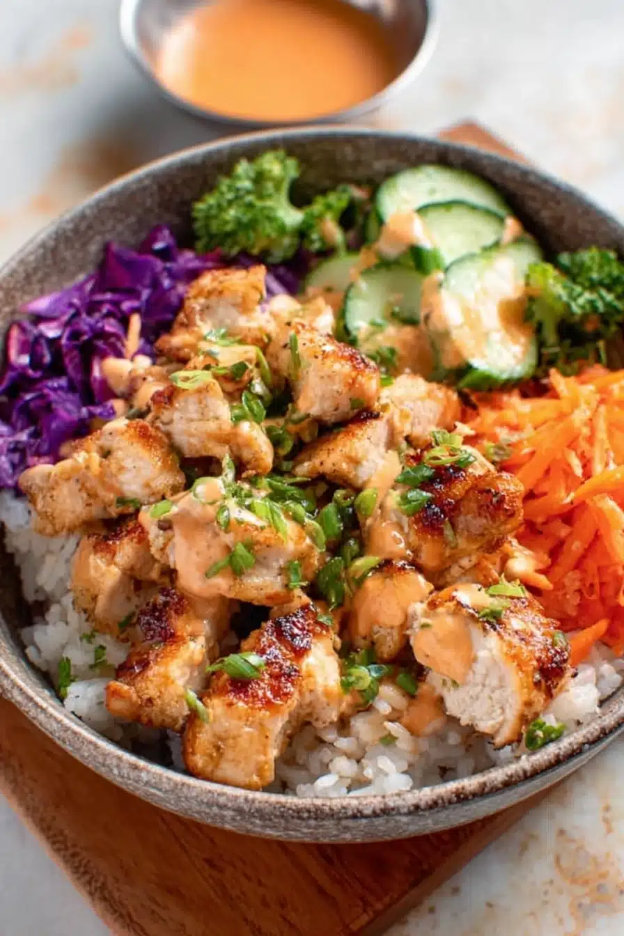 Bang Bang Chicken Bowl
Bang Bang Chicken Bowl
recipe step-by-step guide