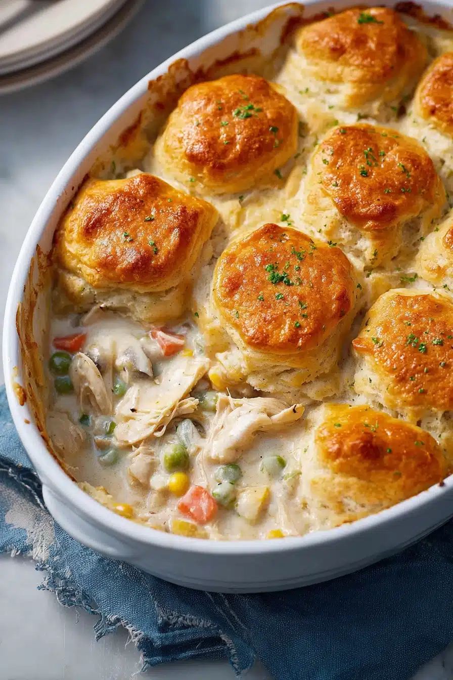 Chicken Pot Pie Casserole
Chicken Pot Pie Casserole
recipe step-by-step guide