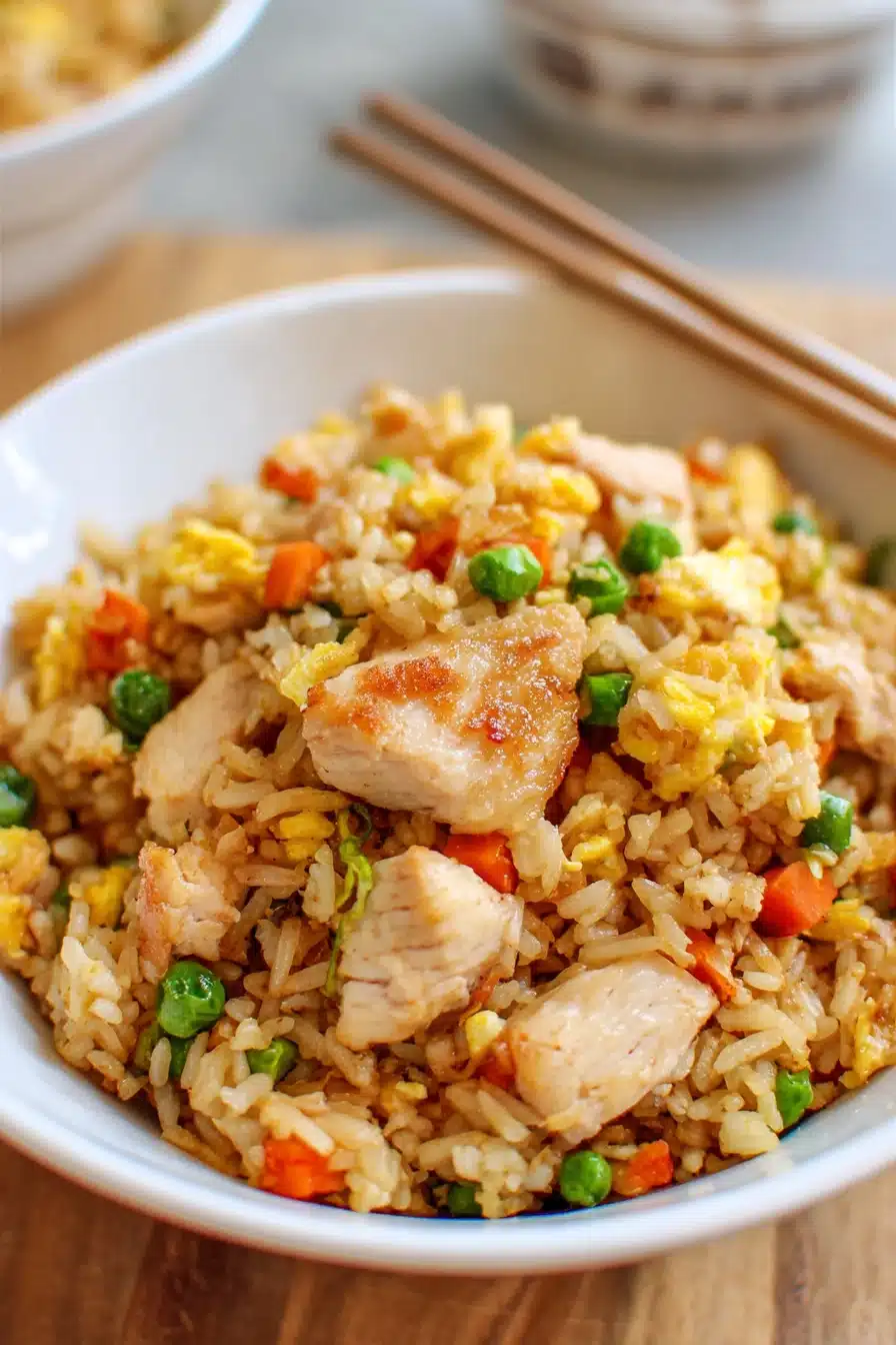Chinese Chicken Fried Rice Chinese Chicken Fried Rice recipe step-by-step guide