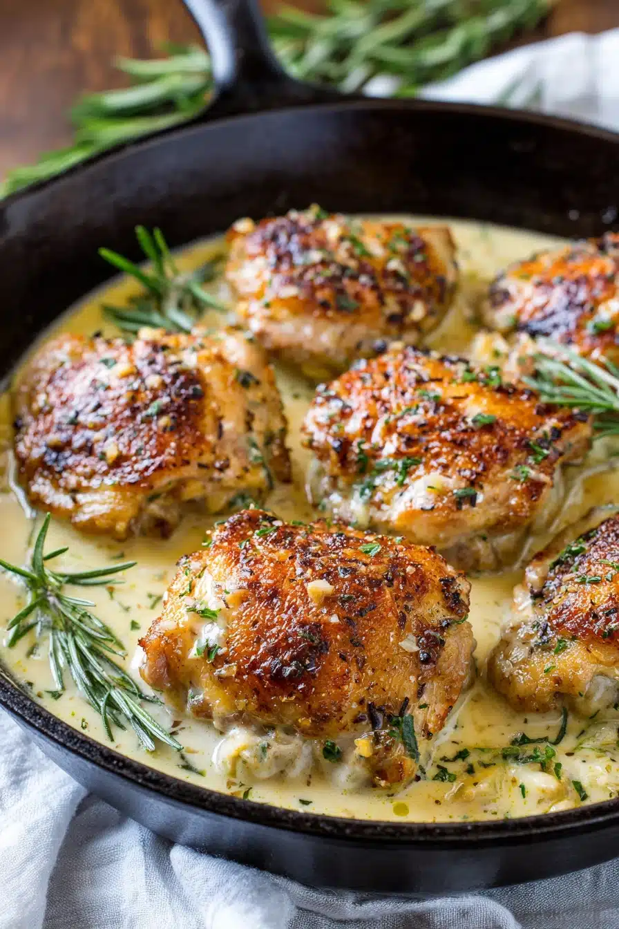 Creamy Oven Baked Chicken Thighs
Creamy Oven Baked Chicken Thighs
recipe step-by-step guide