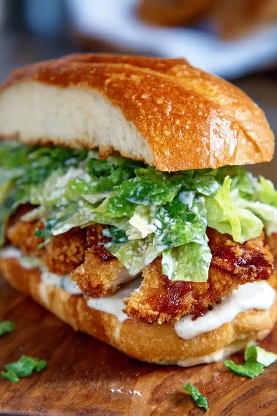 Crispy Chicken Caesar Sandwich - Chili to Choc
Crispy Chicken Caesar Sandwich - Chili to Choc
recipe step-by-step guide