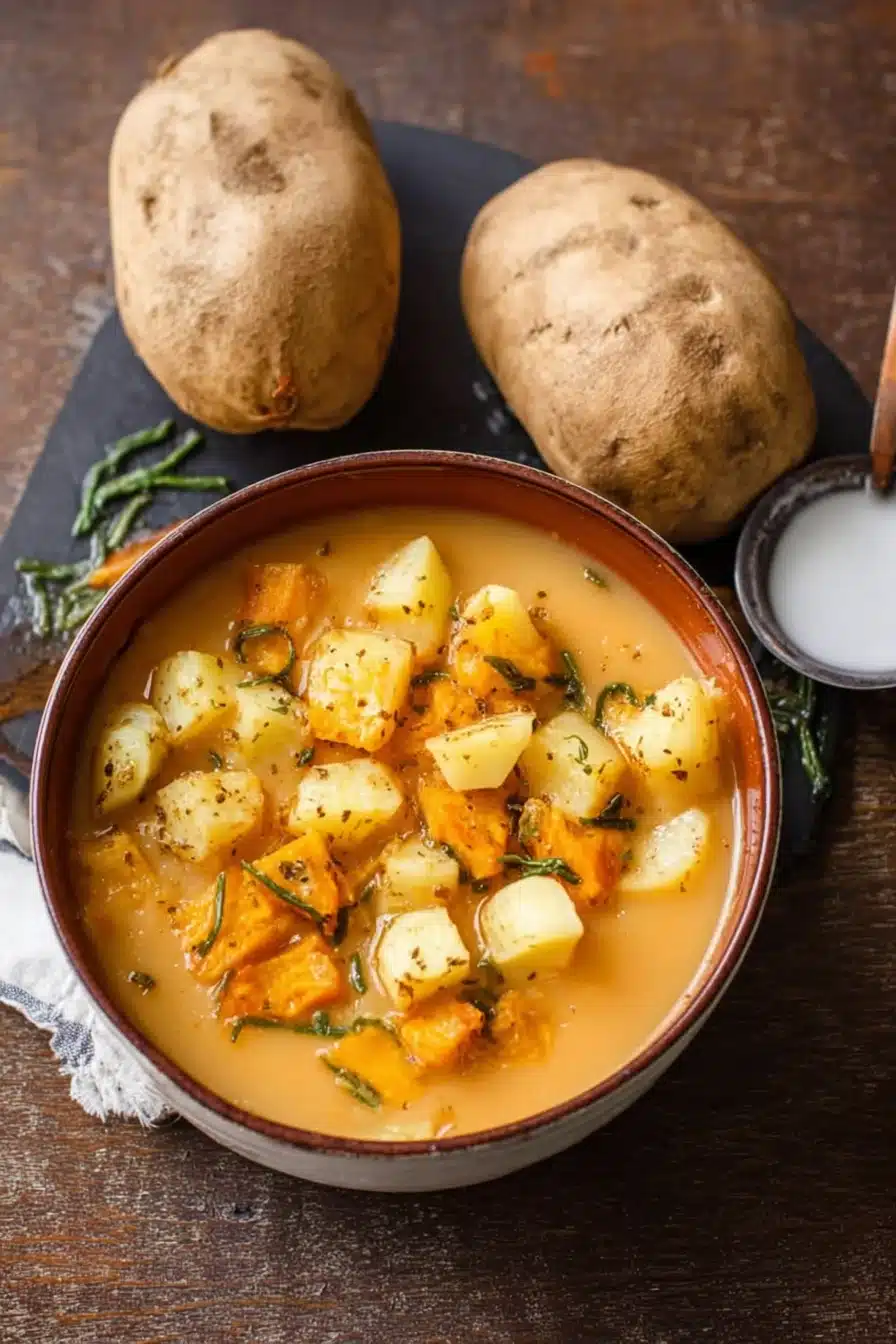 Pumpkin and potato soup - The Delicious plate
Pumpkin and potato soup - The Delicious plate
recipe step-by-step guide