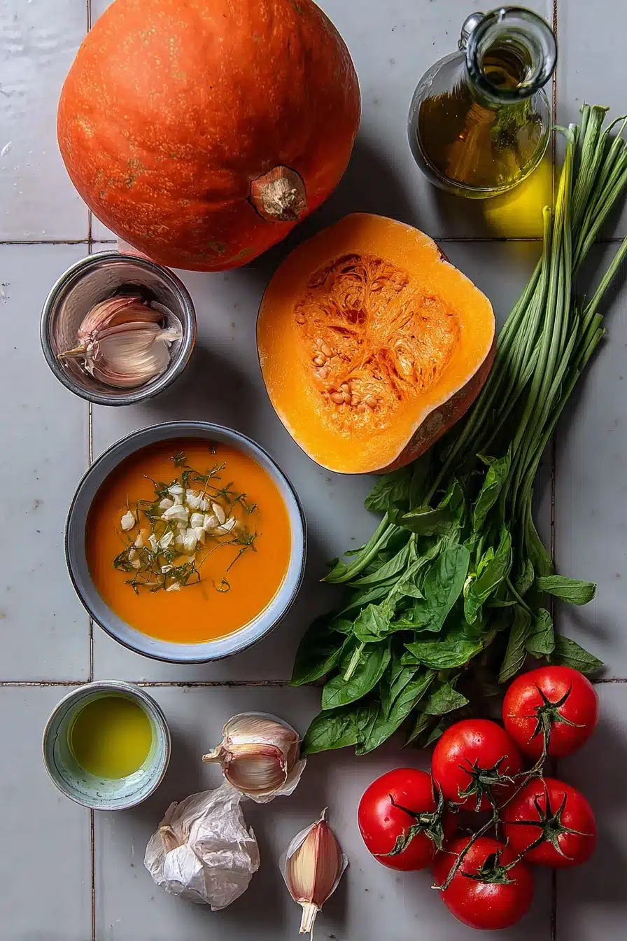 Savory Pumpkin Tomato Soup
Savory Pumpkin Tomato Soup
recipe step-by-step guide