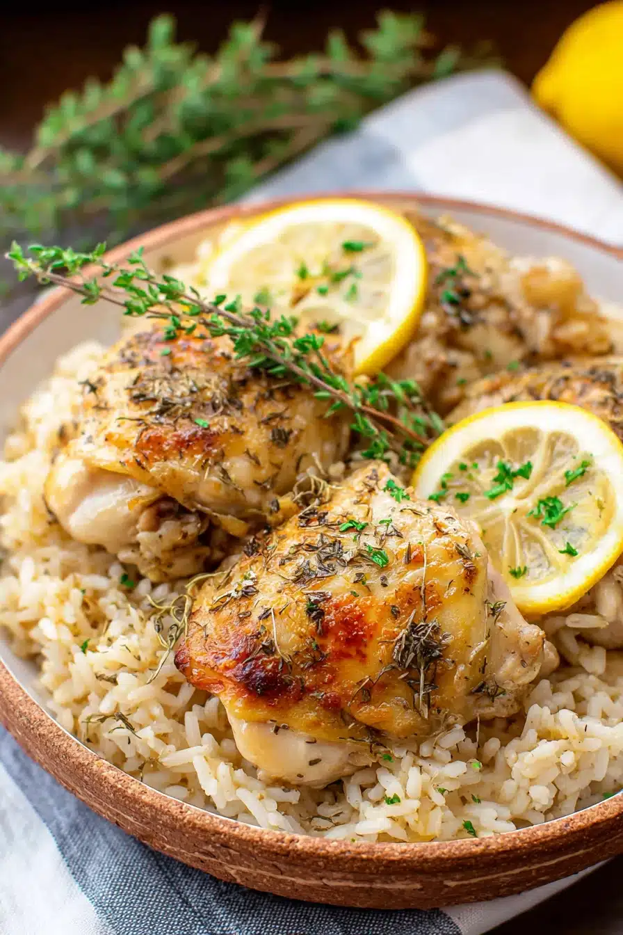 Slow Cooker Lemon Herb Chicken and Rice
Slow Cooker Lemon Herb Chicken and Rice
recipe step-by-step guide