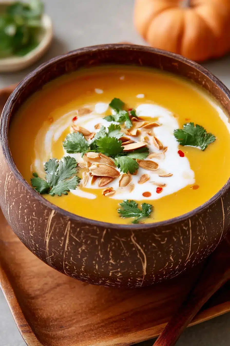 Thai Pumpkin Soup with Coconut Milk Thai Pumpkin Soup with Coconut Milk recipe step-by-step guide
