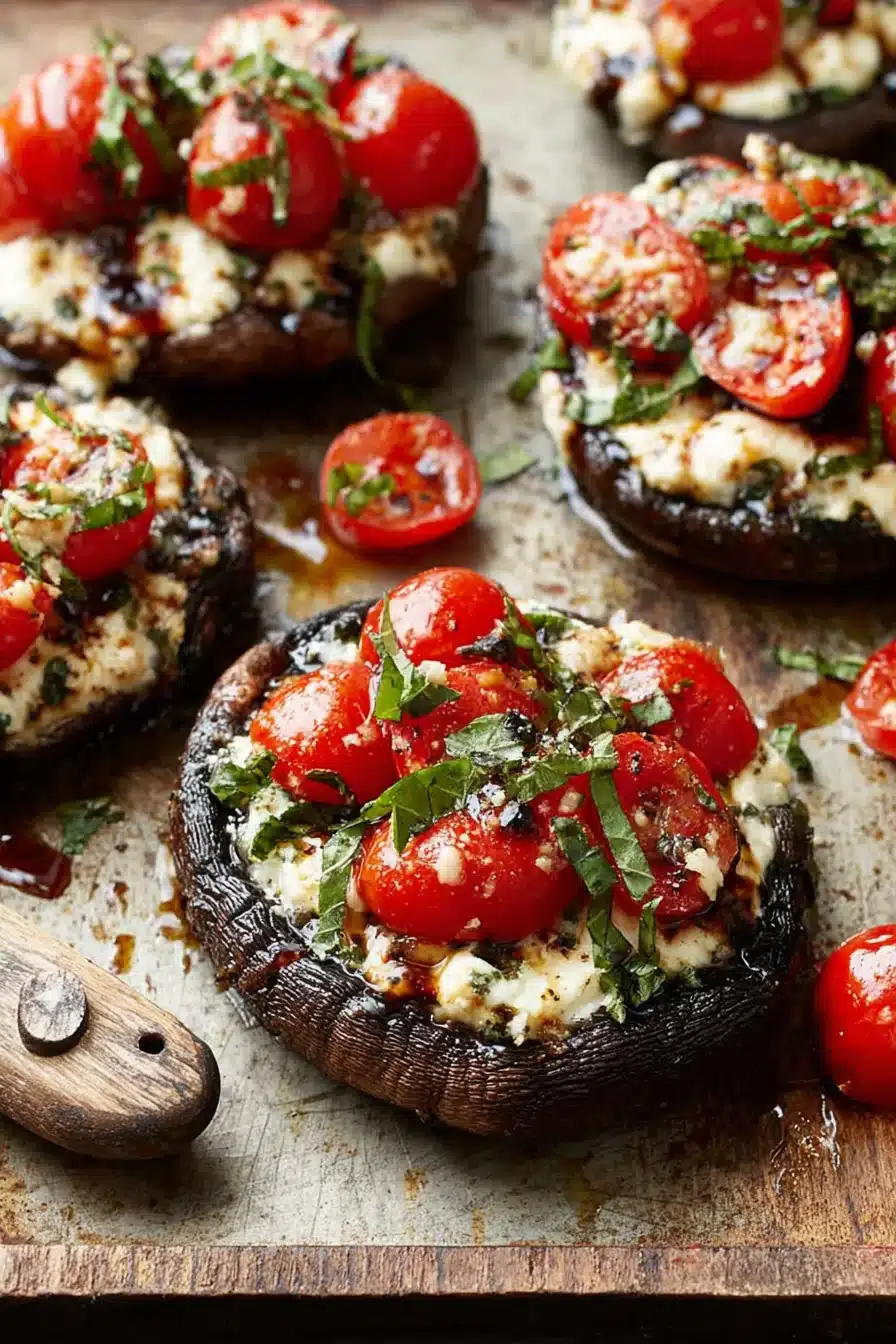 Caprese Stuffed Portobello Mushrooms Recipe - Image 2