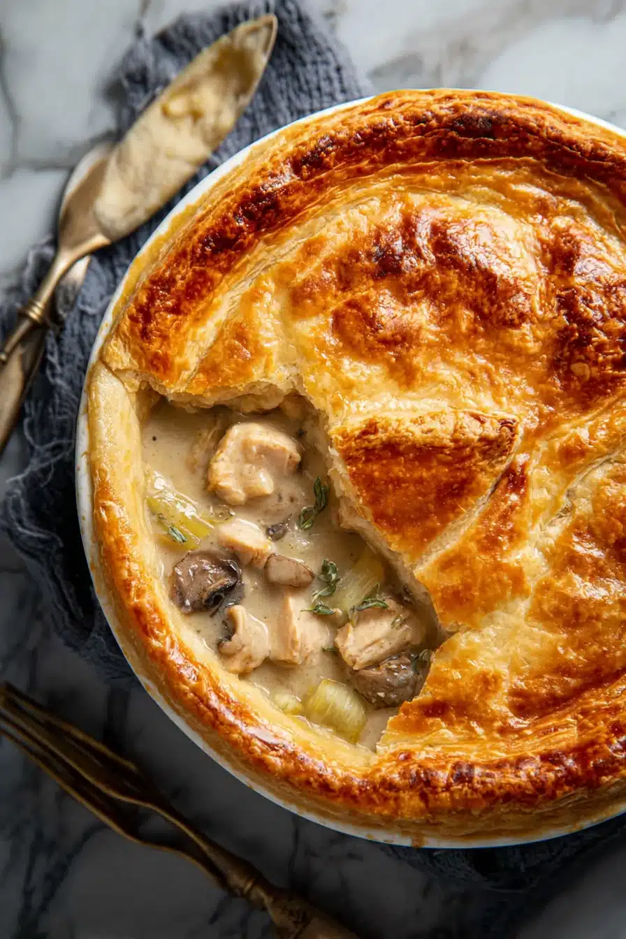 Chicken, Leek and Mushroom Pie - Image 2