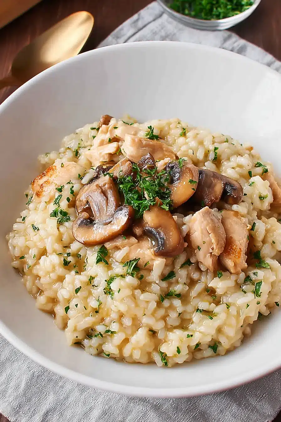 Chicken and Mushroom Risotto - Image 2