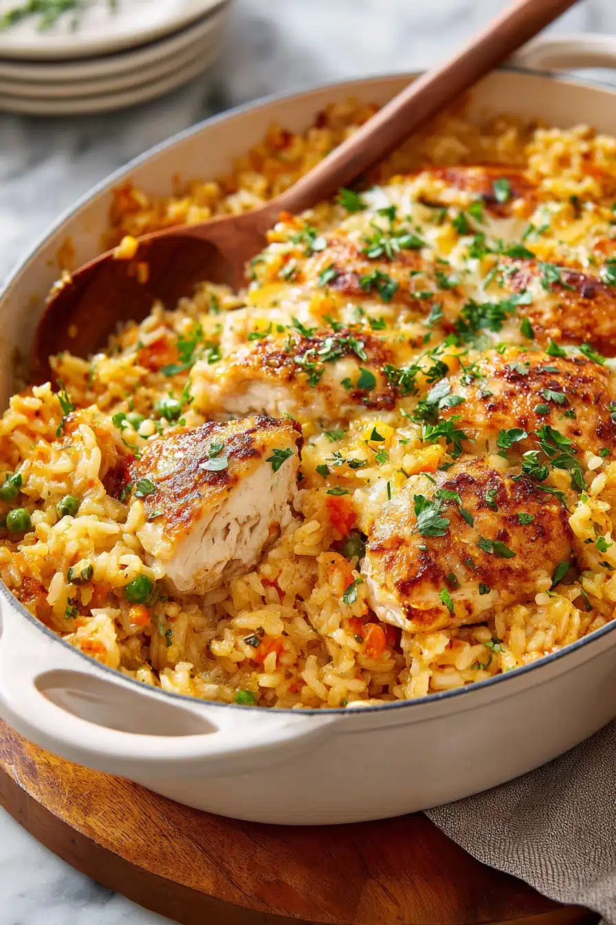 Comforting Chicken Rice Casserole for Easy Dinners
Comforting Chicken Rice Casserole for Easy Dinners
recipe step-by-step guide
