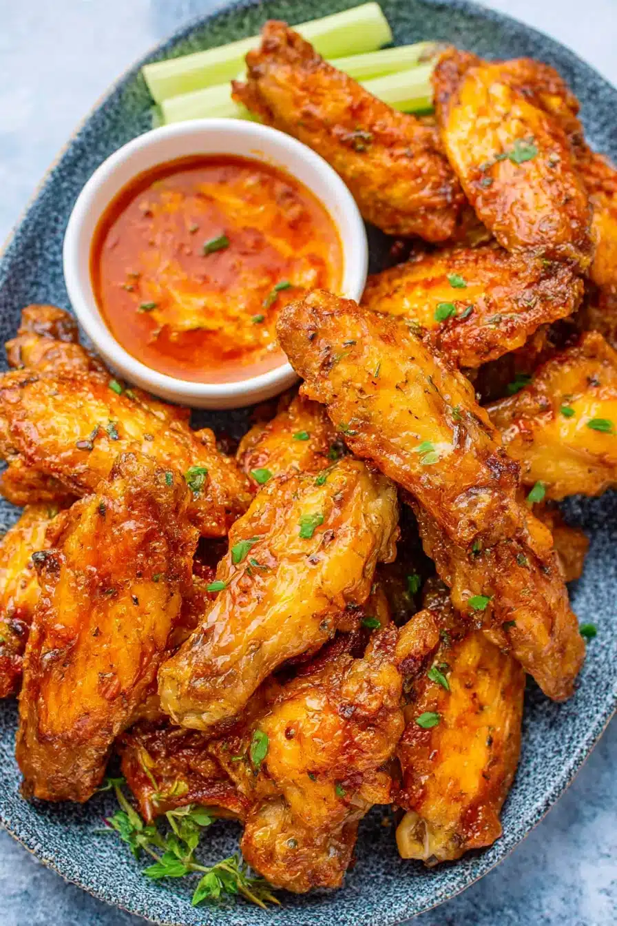 Extra Crispy Air Fryer Chicken Wings
Extra Crispy Air Fryer Chicken Wings
recipe step-by-step guide