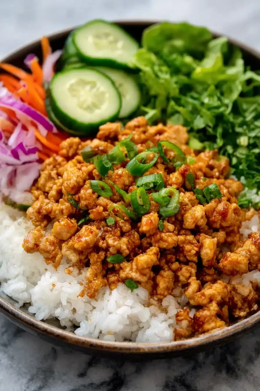 Firecracker Ground Chicken Bowl - 20-Minute Meal
Firecracker Ground Chicken Bowl - 20-Minute Meal
recipe step-by-step guide