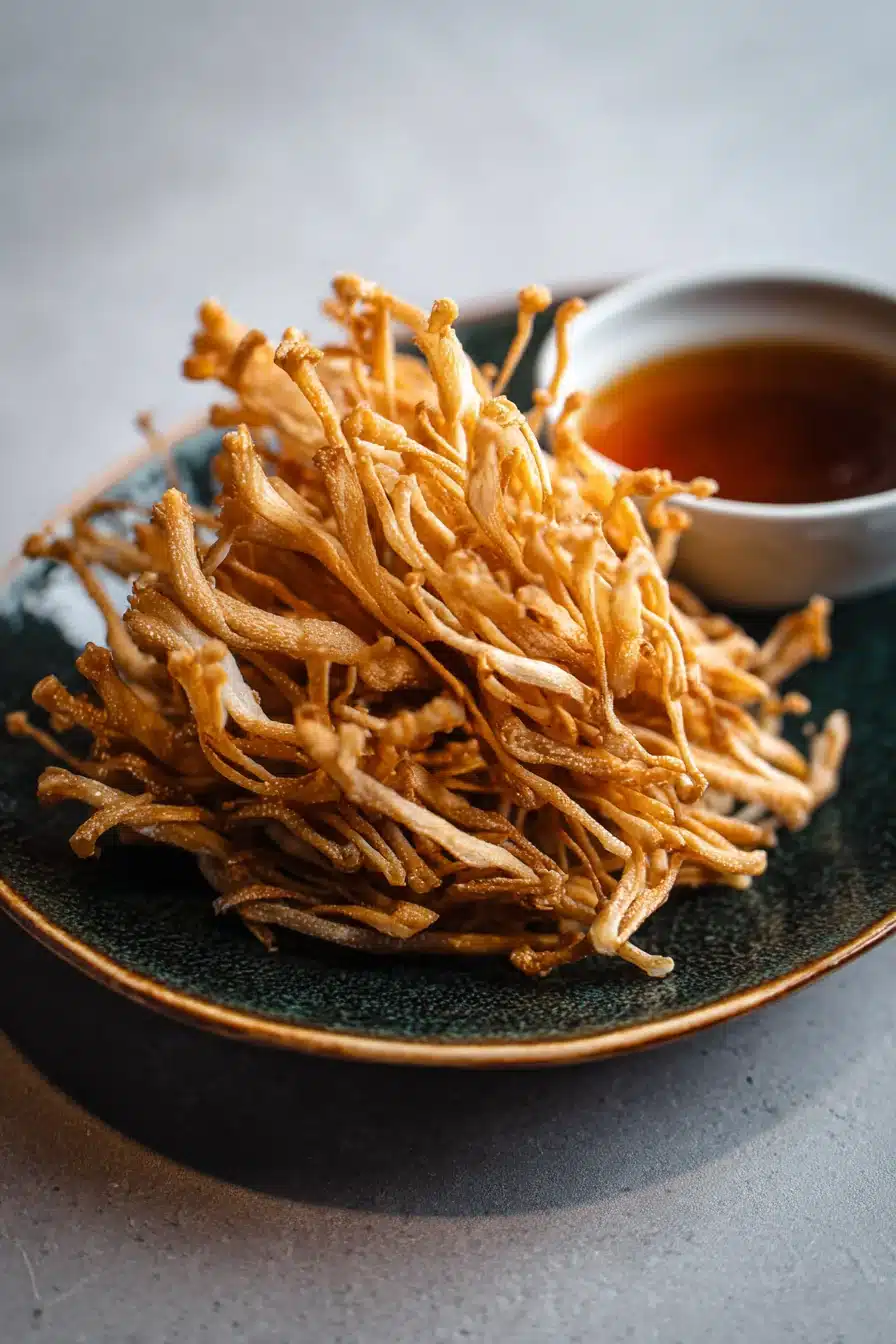 Fried Enoki Mushrooms - Image 2