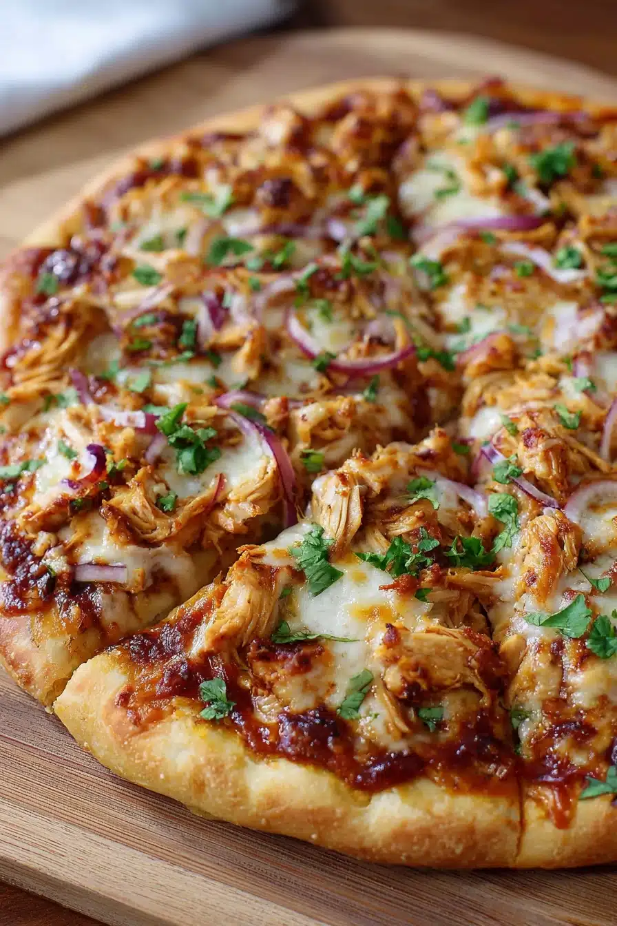 Irresistible Homemade BBQ Chicken Pizza Recipe
Irresistible Homemade BBQ Chicken Pizza Recipe
recipe step-by-step guide