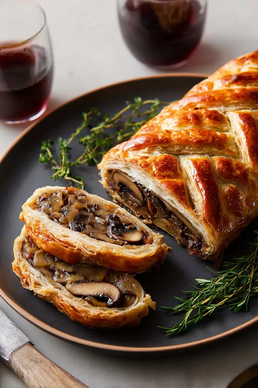 Mushroom Wellington (vegetarian main dish) - Image 2