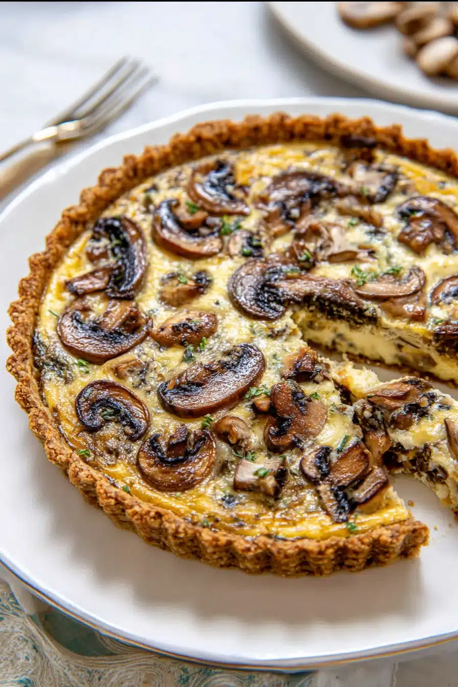Mushroom & Caramelized Onion Quiche - Image 2