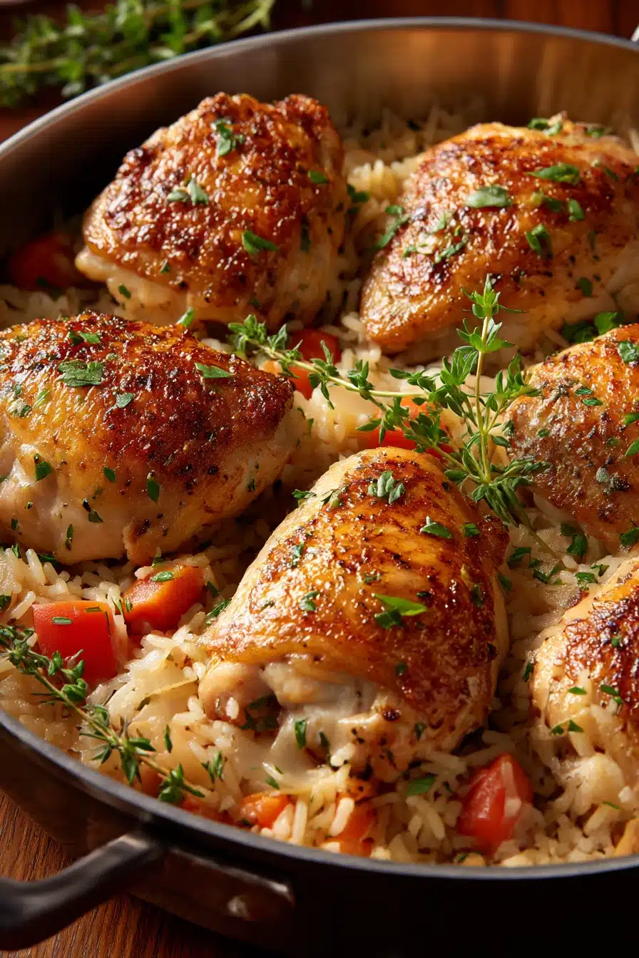 One-pot chicken and rice One-pot chicken and rice recipe step-by-step guide