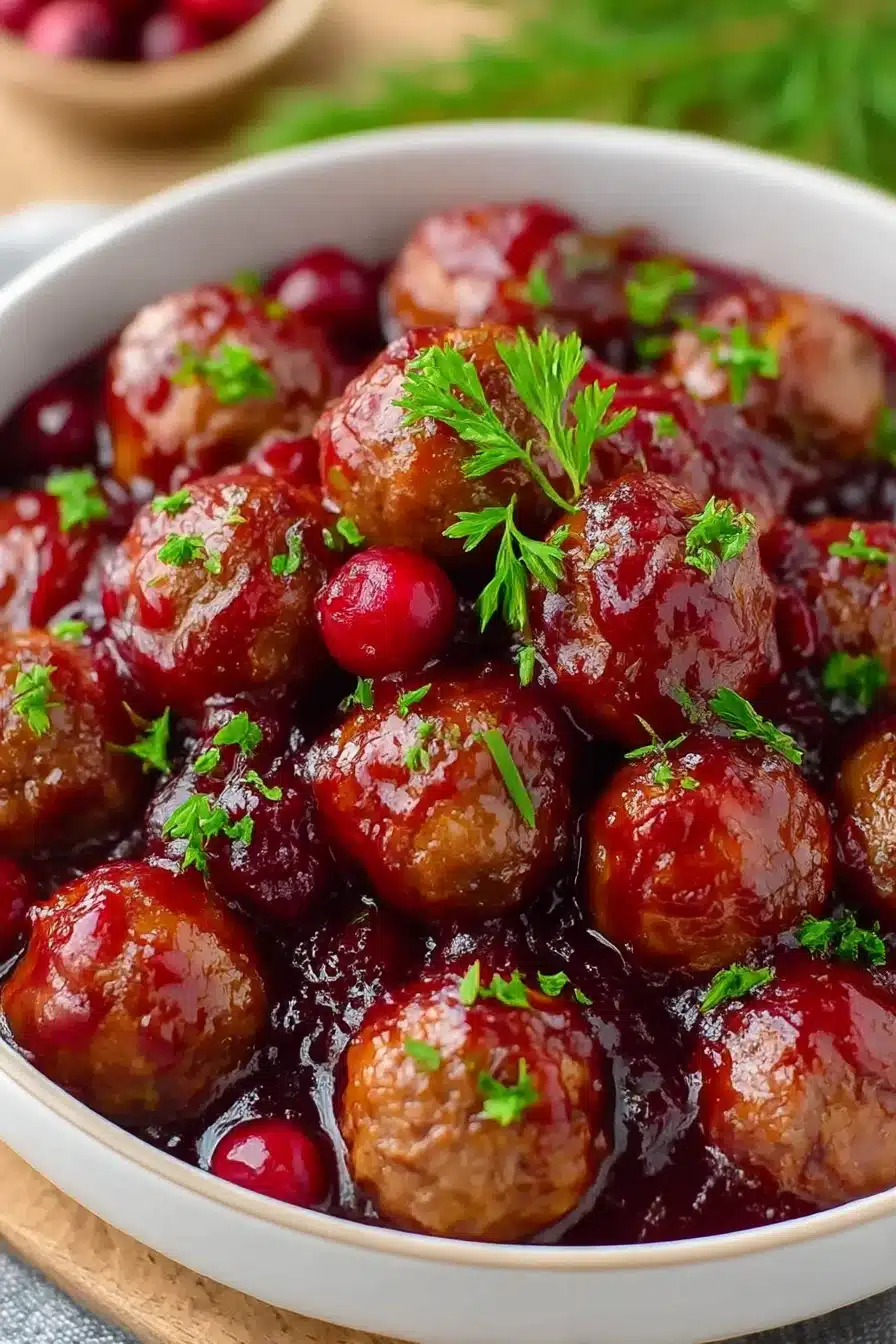 Quick Cranberry Meatballs
Quick Cranberry Meatballs
recipe step-by-step guide