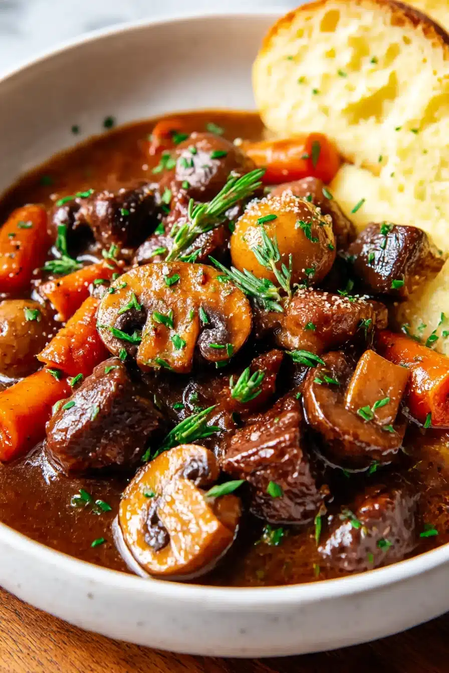 Rich and flavorful vegan mushroom bourguignon
Rich and flavorful vegan mushroom bourguignon
recipe step-by-step guide