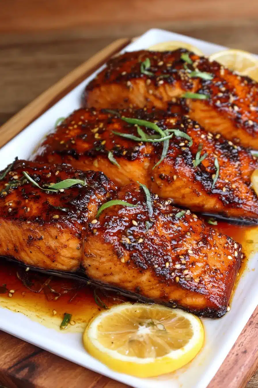 Air Fryer Salmon - Honey Soy Glazed Salmon - Image 2