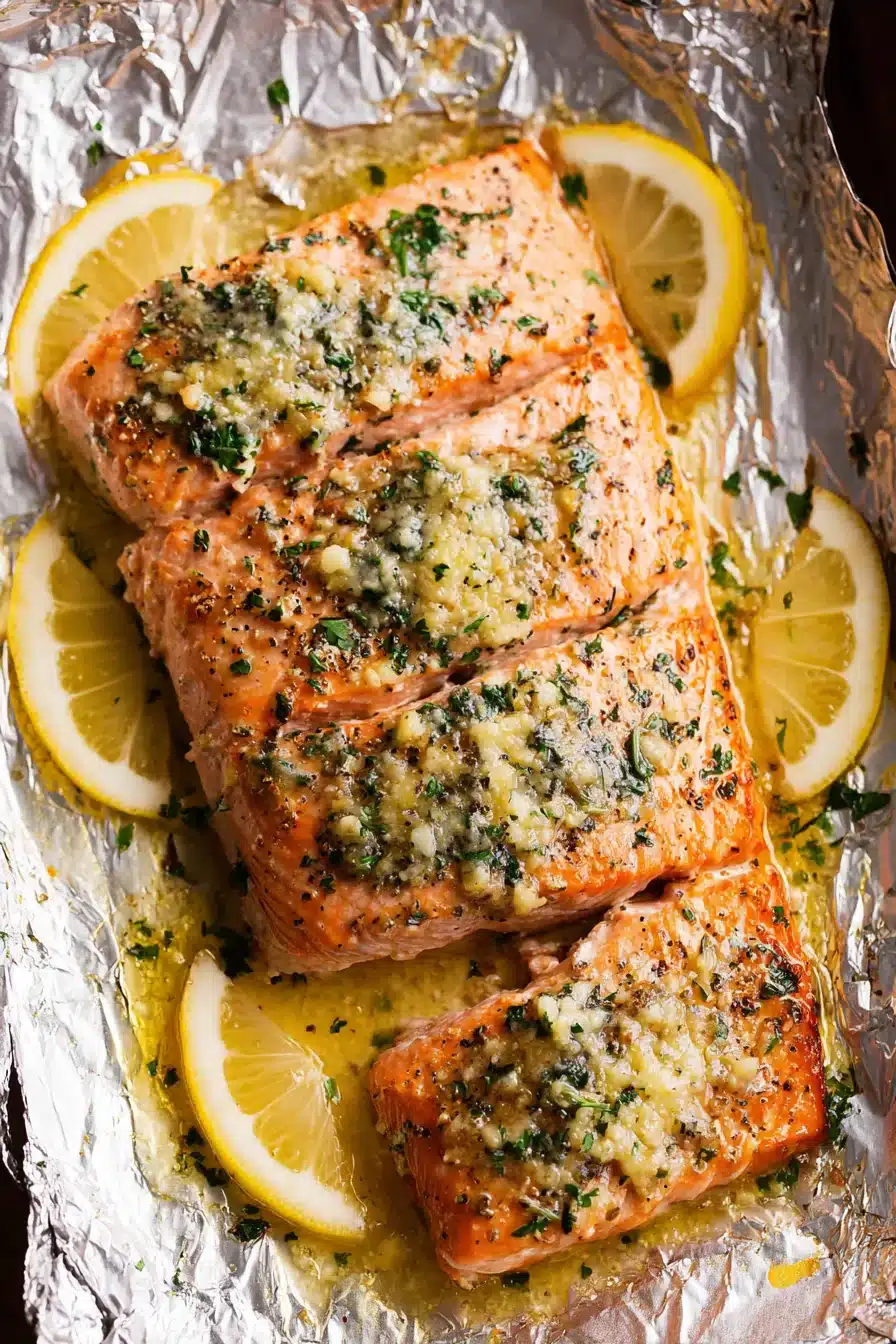 Baked Lemon Garlic Butter Salmon | Savory Nothings - Image 2