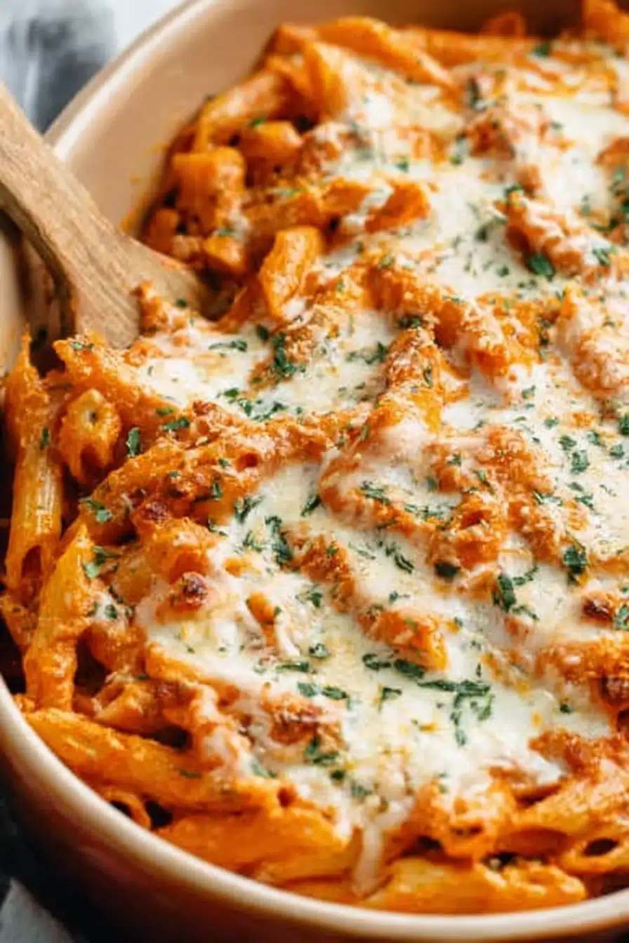 Baked Mostaccioli (with tomato cream sauce - Image 2