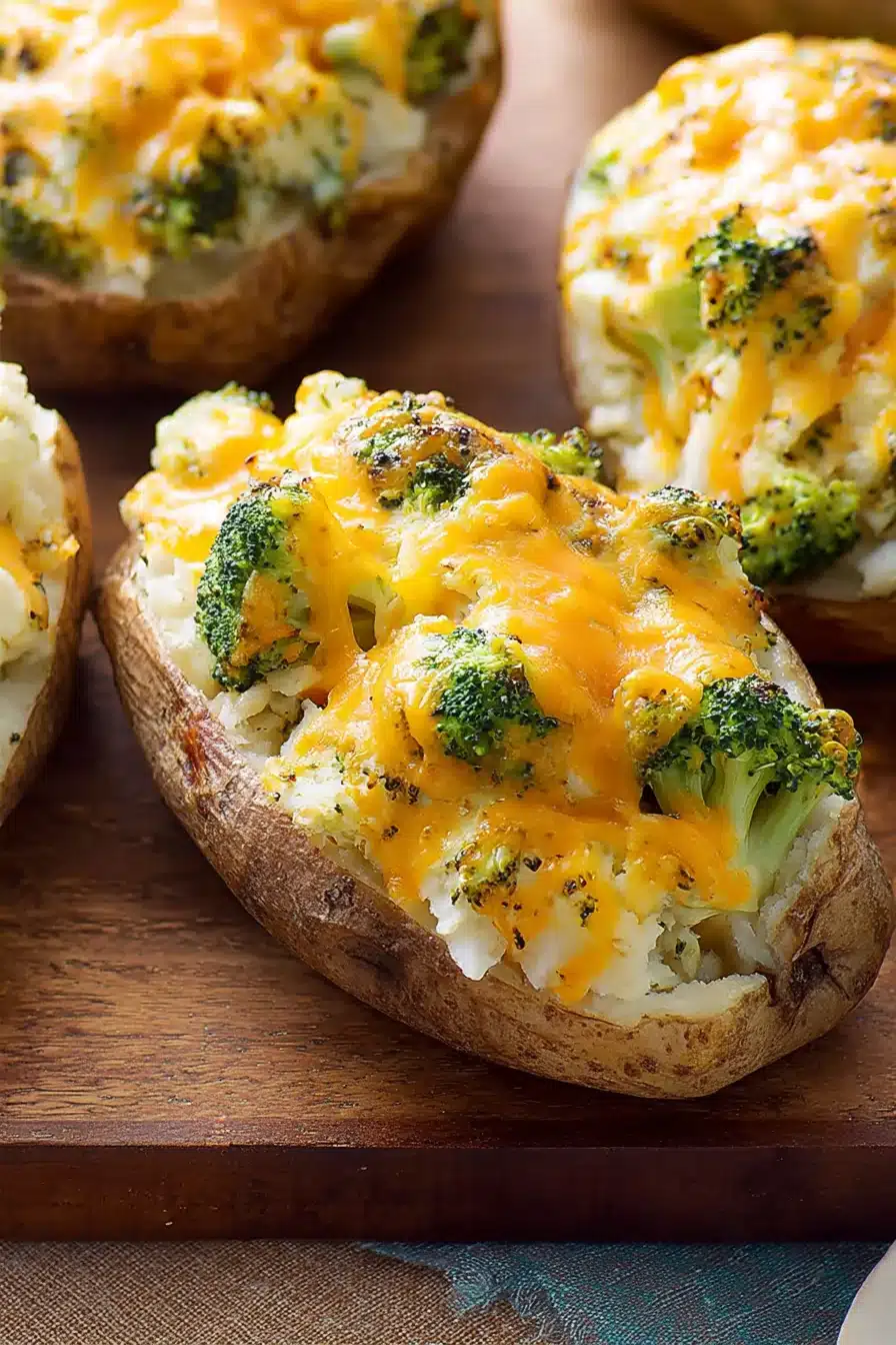 Broccoli and Cheddar Twice-Baked Potatoes - Image 2