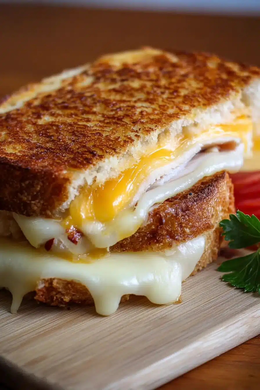 Cheddar Turkey Melt on Sourdough - Image 2