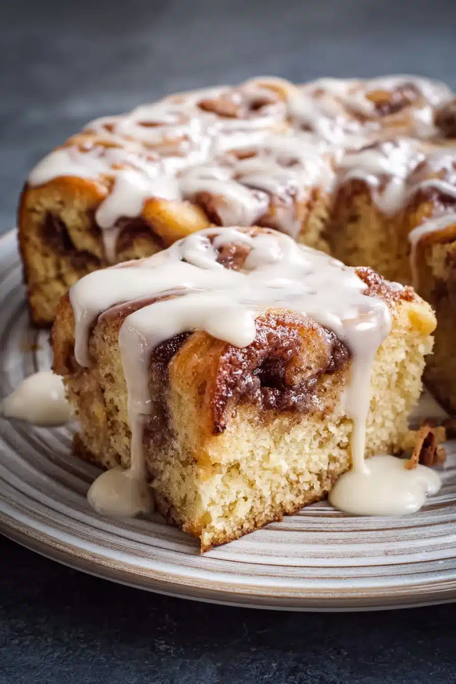 Cinnamon Roll Cake | Cinnamon desserts, Dessert recipes, Cinnamon roll cake - Image 2