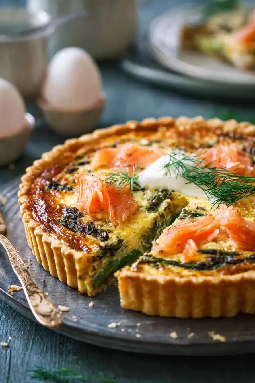 Delicious Easter Smoked Salmon Quiche - Image 2