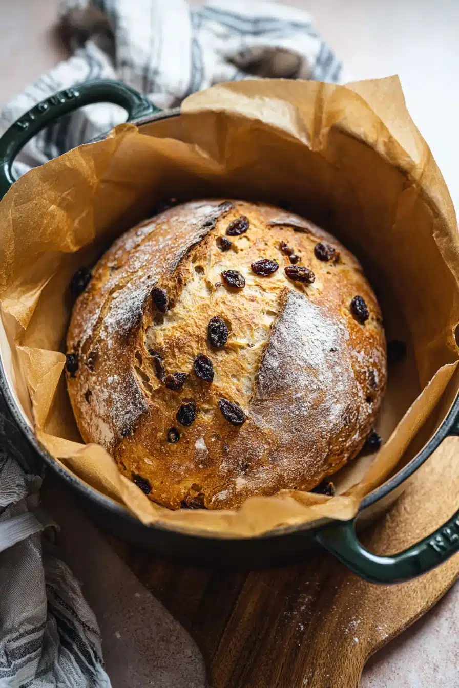 Dutch Oven Cinnamon Raisin Bread - Image 2