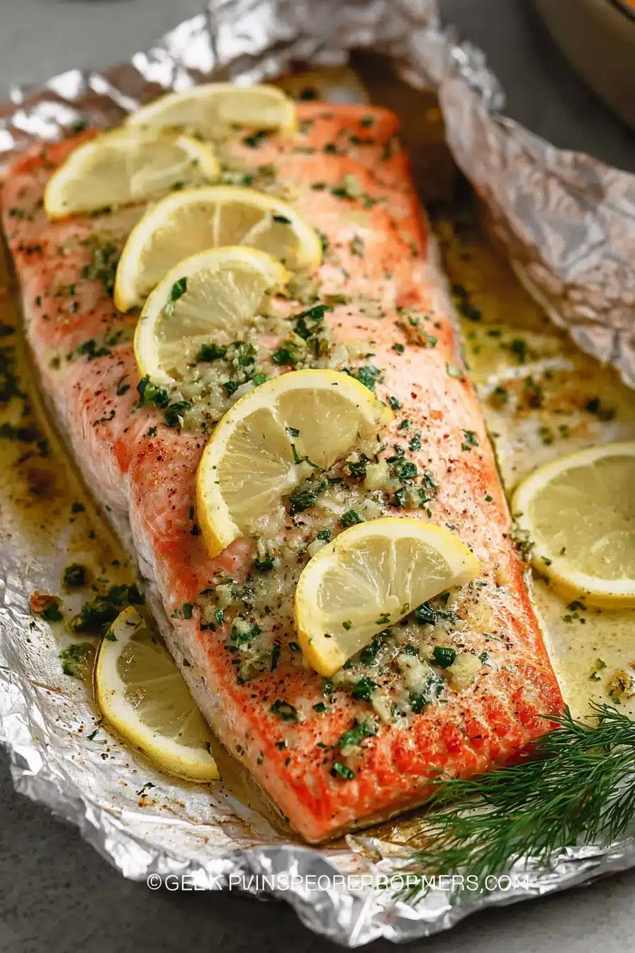 Garlic Butter Baked Salmon Recipe - Image 2