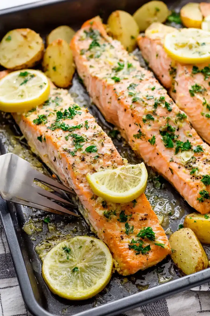 Garlic Butter Baked Salmon - Image 2