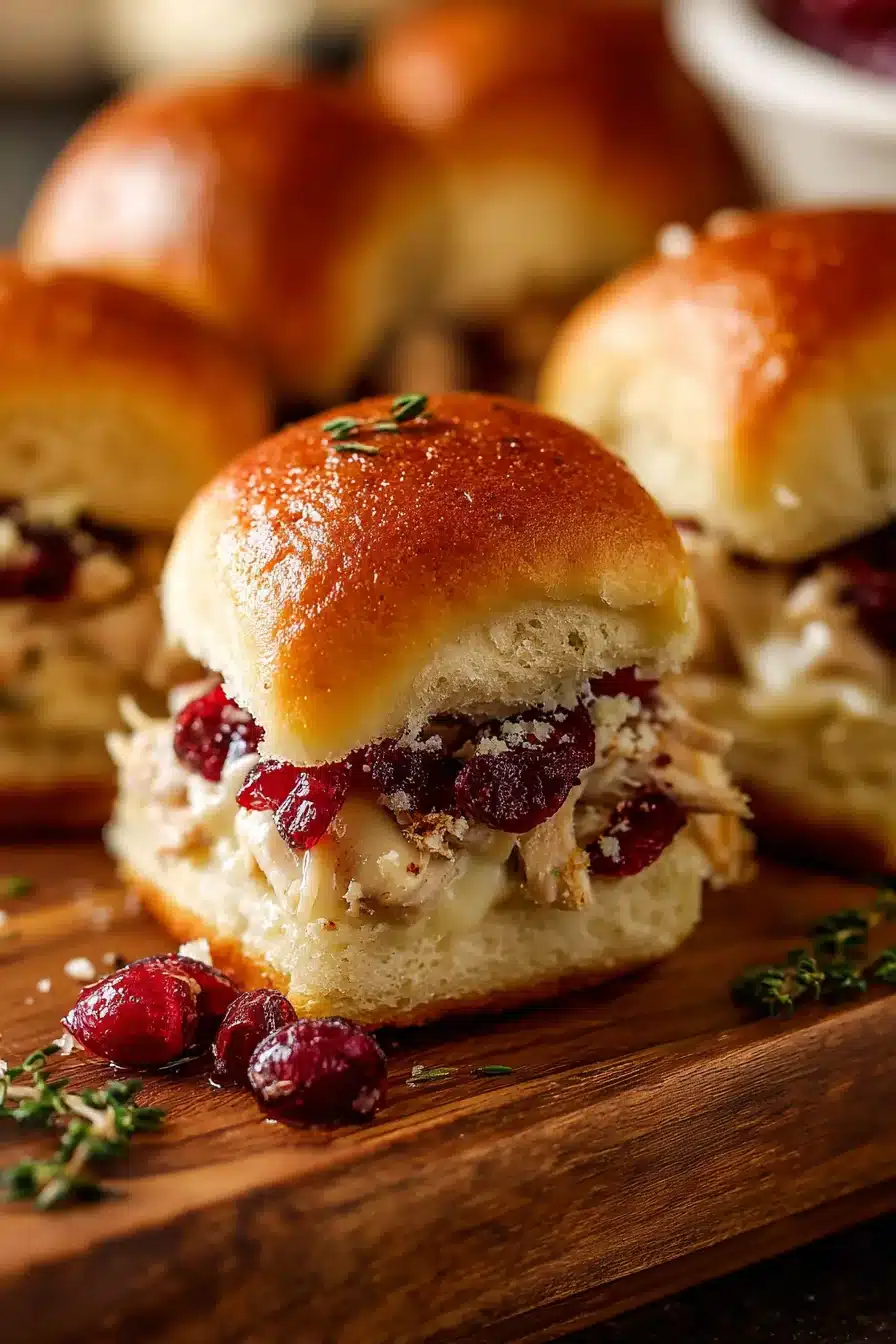 Leftover Turkey Cranberry Sliders - Image 2