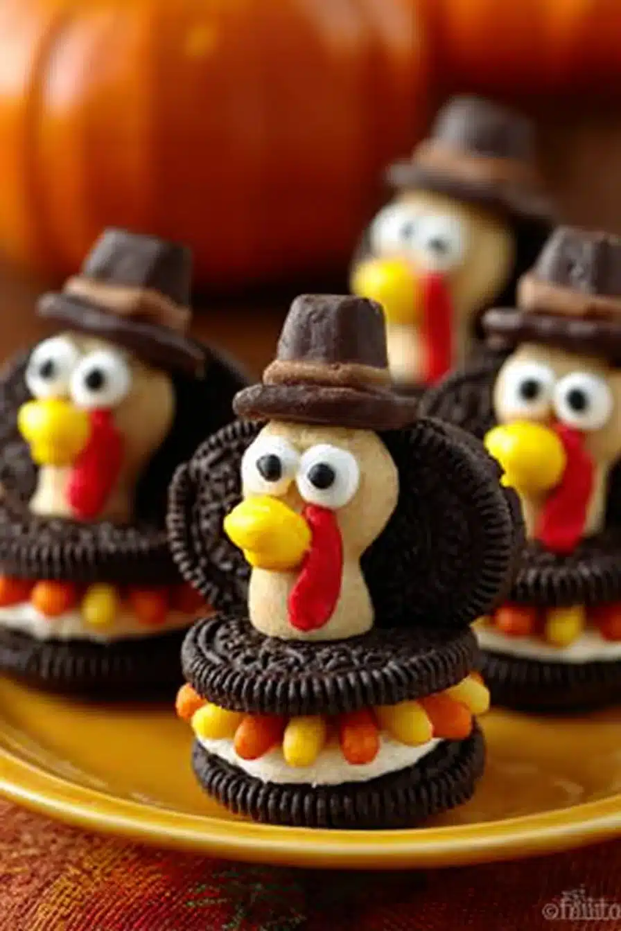Oreo Turkeys and Cookie Pilgrim Hats - Image 2