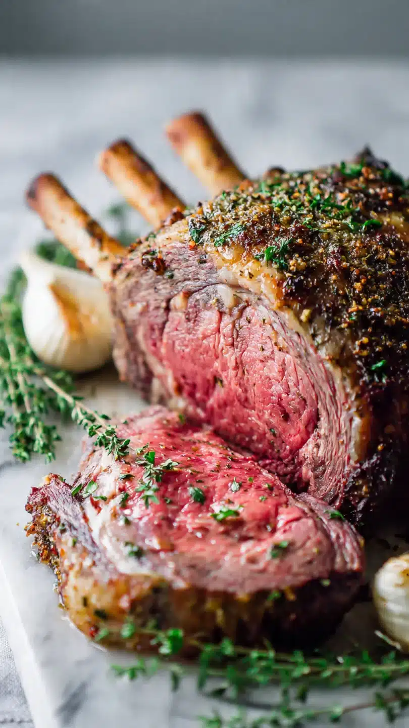 Prime Rib Roast Recipe with Garlic Herb Rubs - Image 3