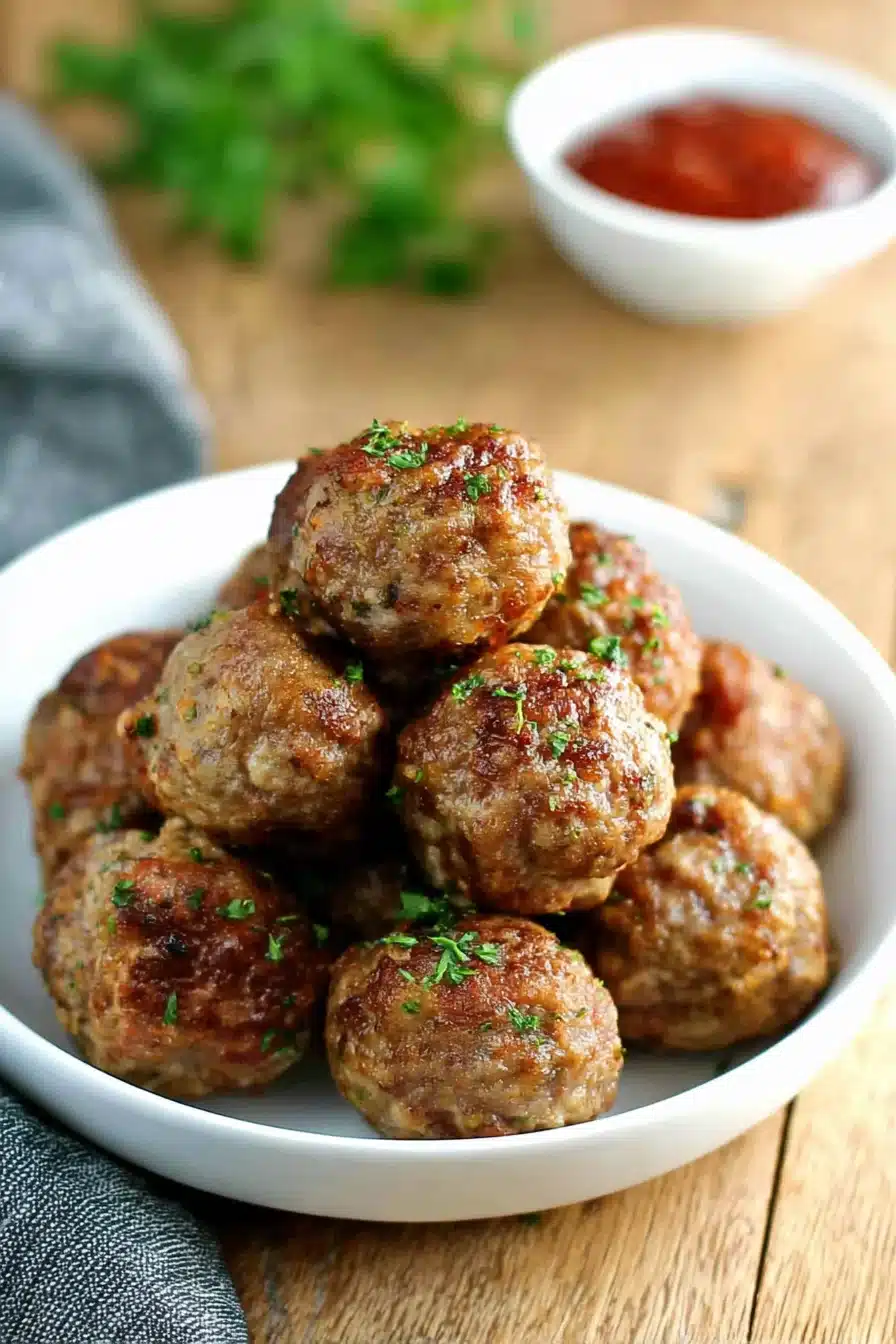 SIMPLE Basic Baked Meatball Recipe - Simple Party Food - Image 2
