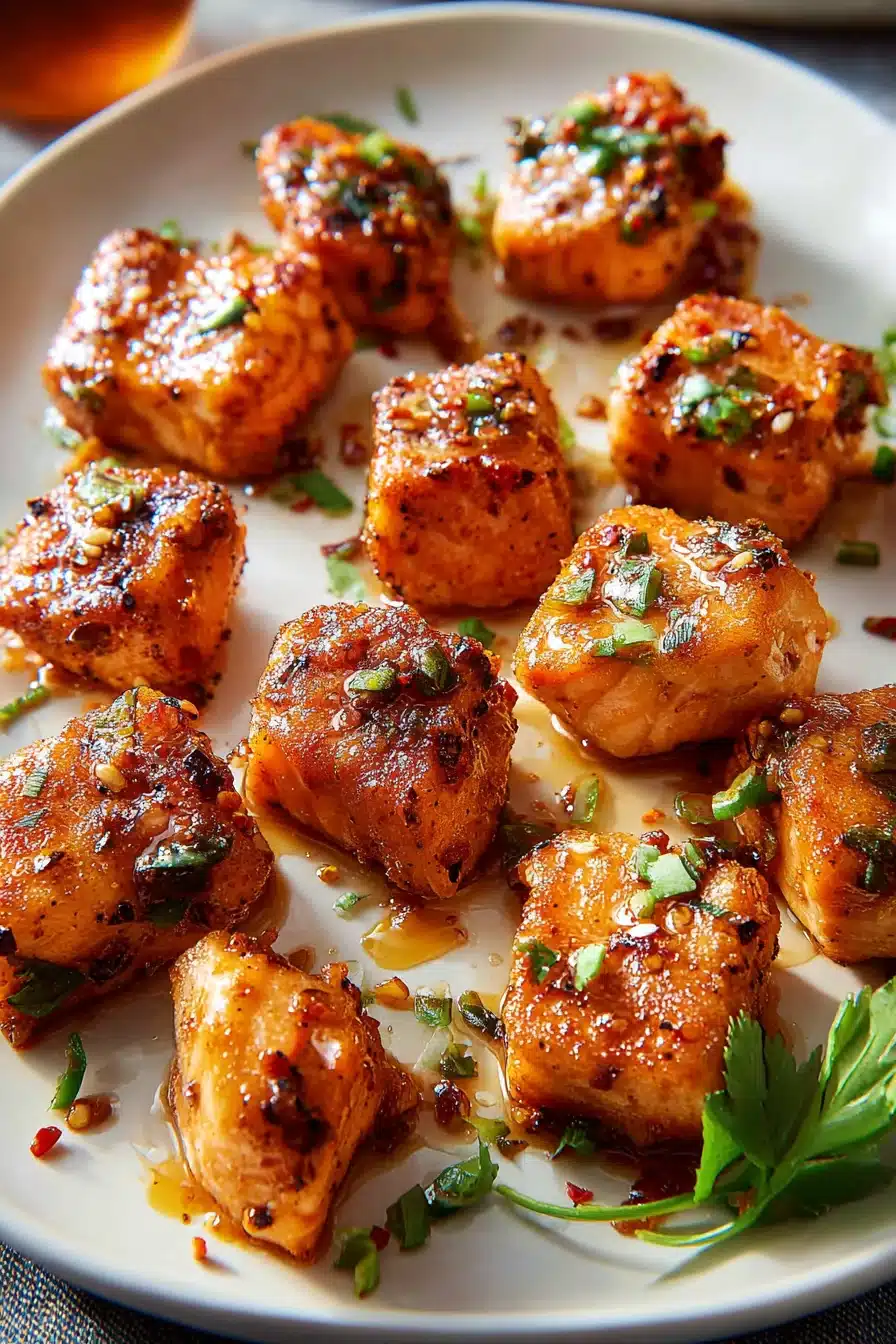 Spicy Sweet Hot Honey Salmon Bites You Must Try! - Image 2