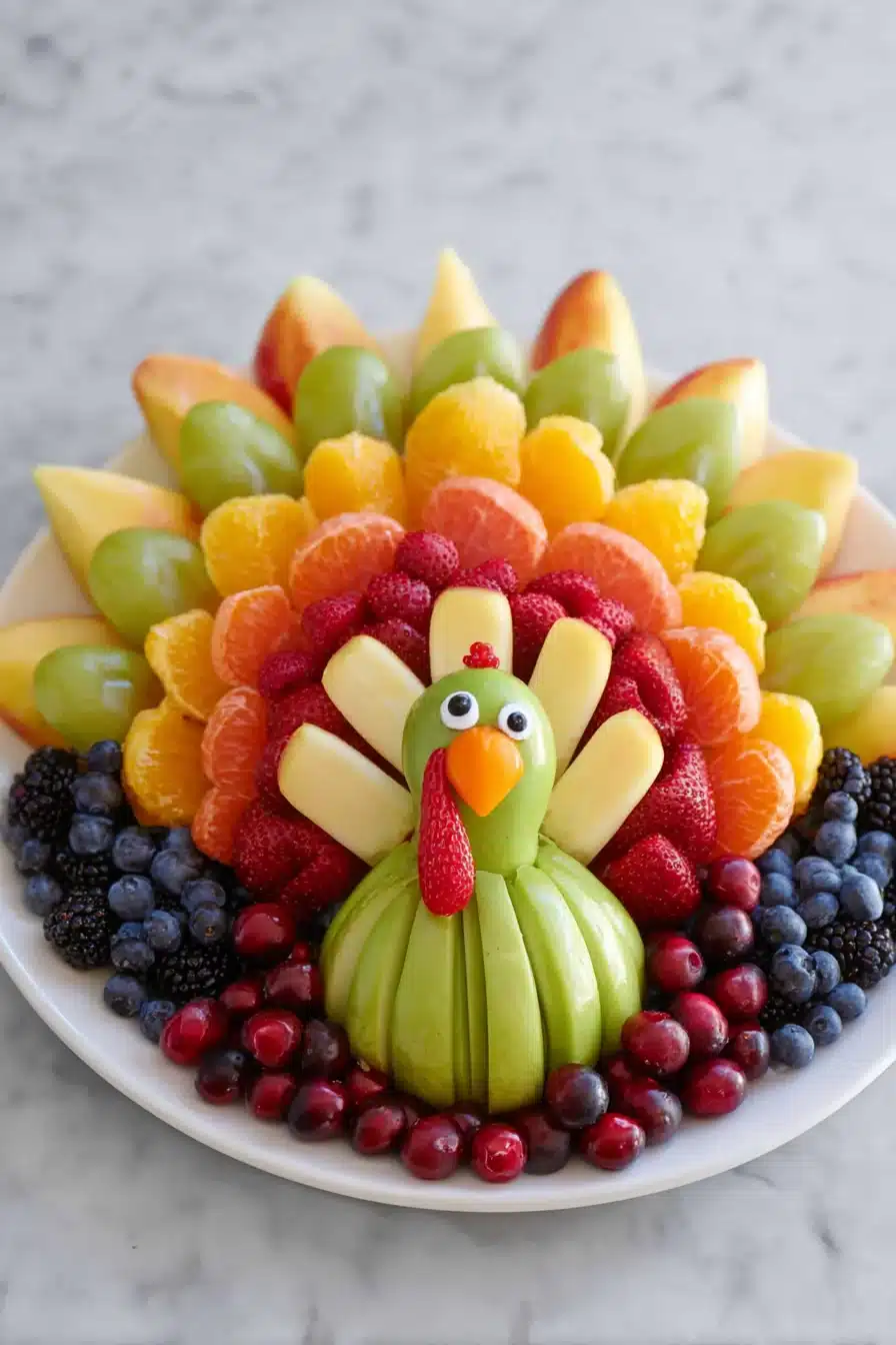 Thanksgiving Turkey Fruit Platter Ideas - Image 2