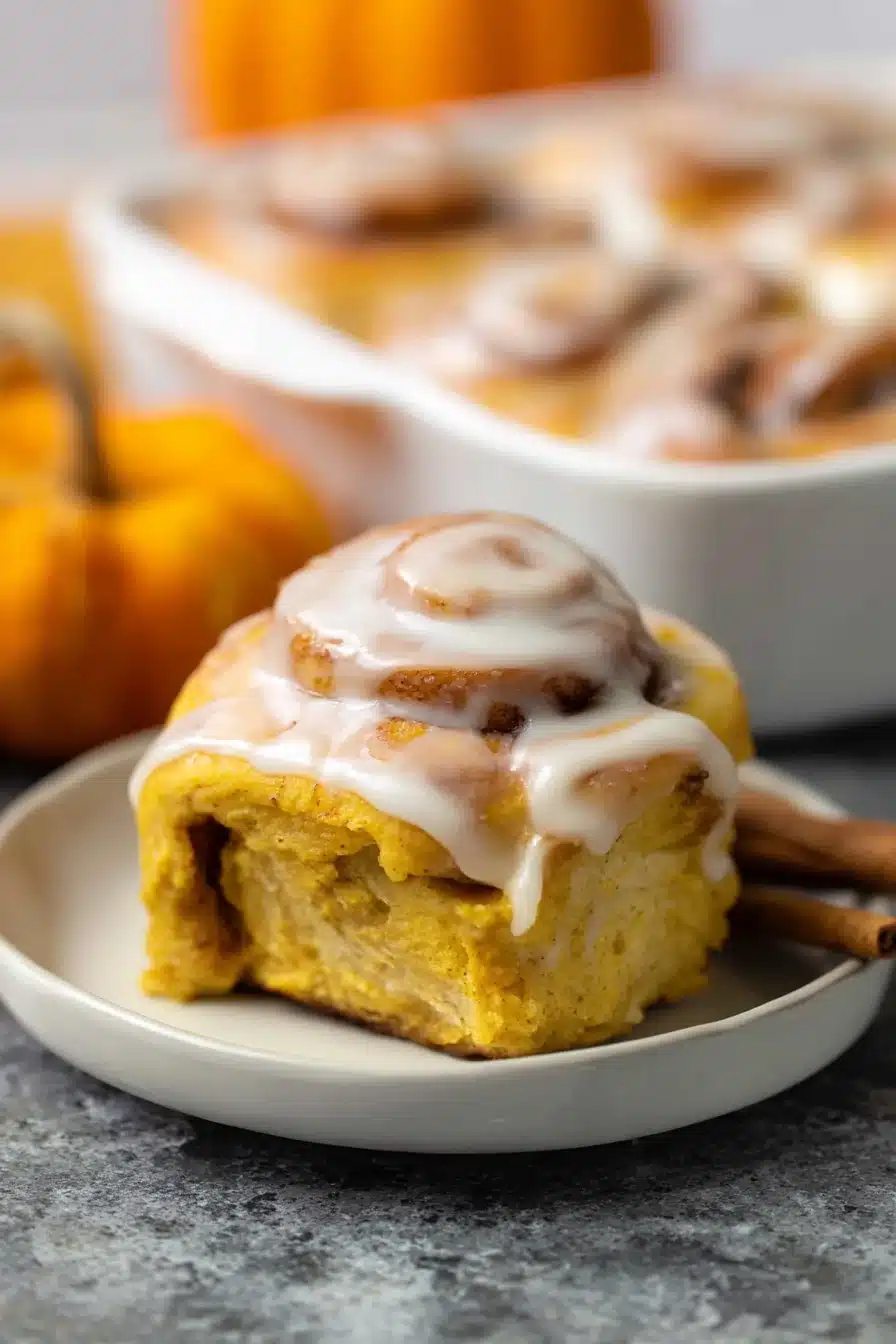 The Best Fluffy and Soft Pumpkin Cinnamon Rolls - Image 2