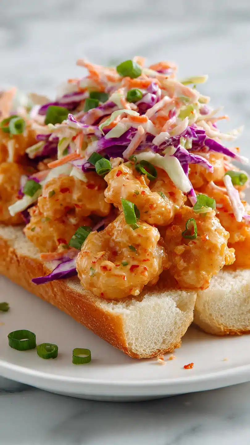 Bang Bang Shrimp Sandwich with Slaw - Image 3