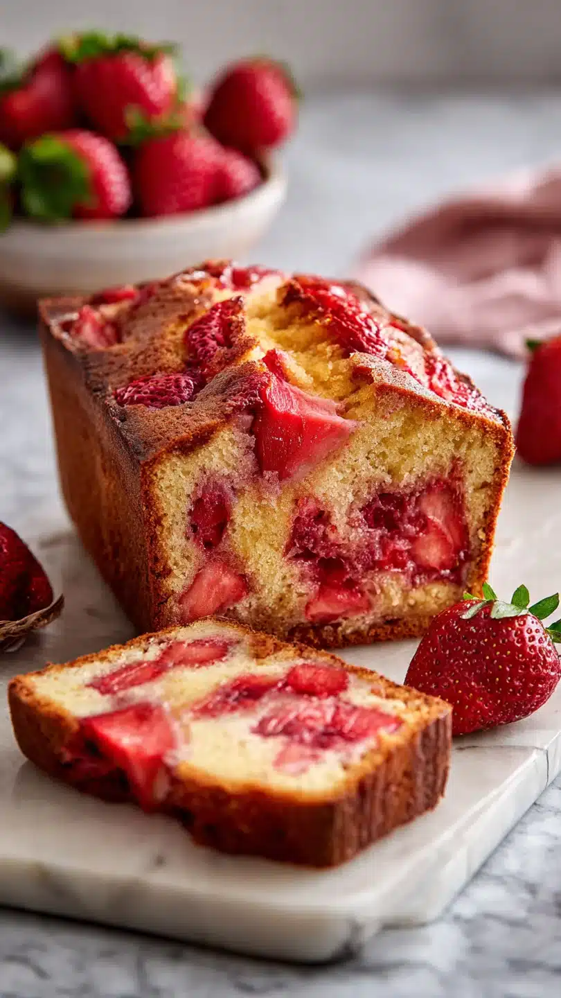 Easy Strawberry Pound Cake - Image 3