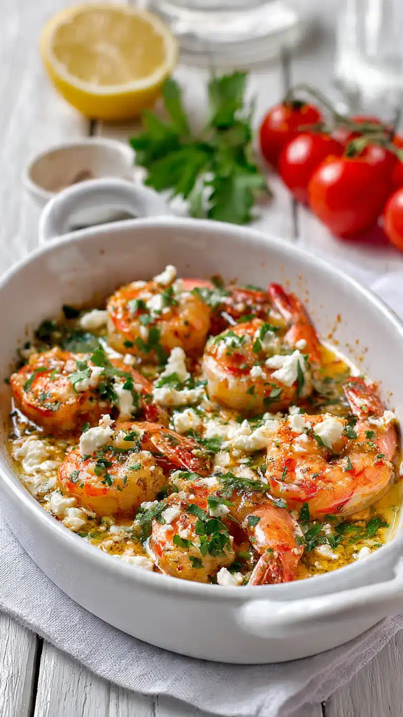 Greek Baked Shrimp with Feta - Image 3