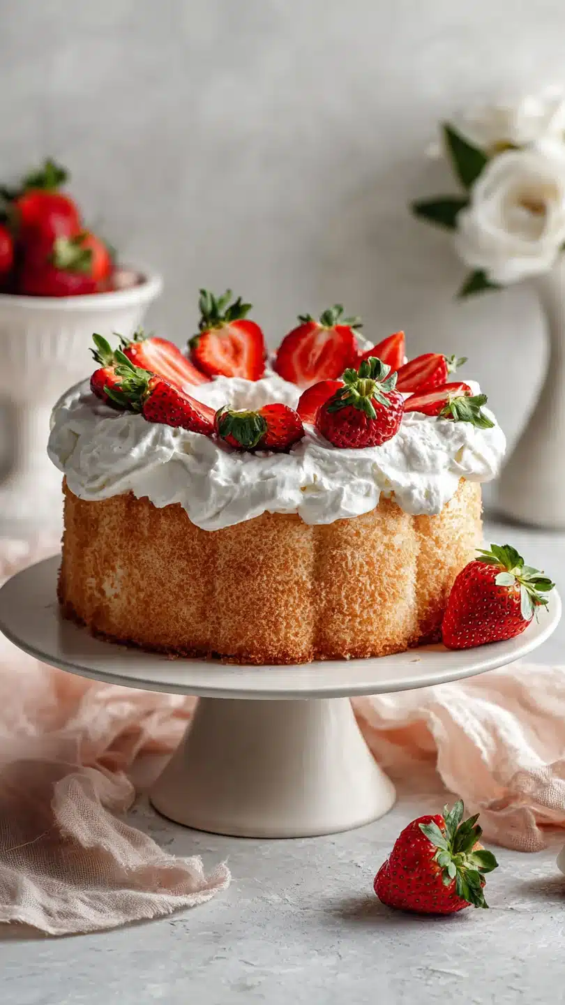 Strawberry Angel Food Cake - Image 3