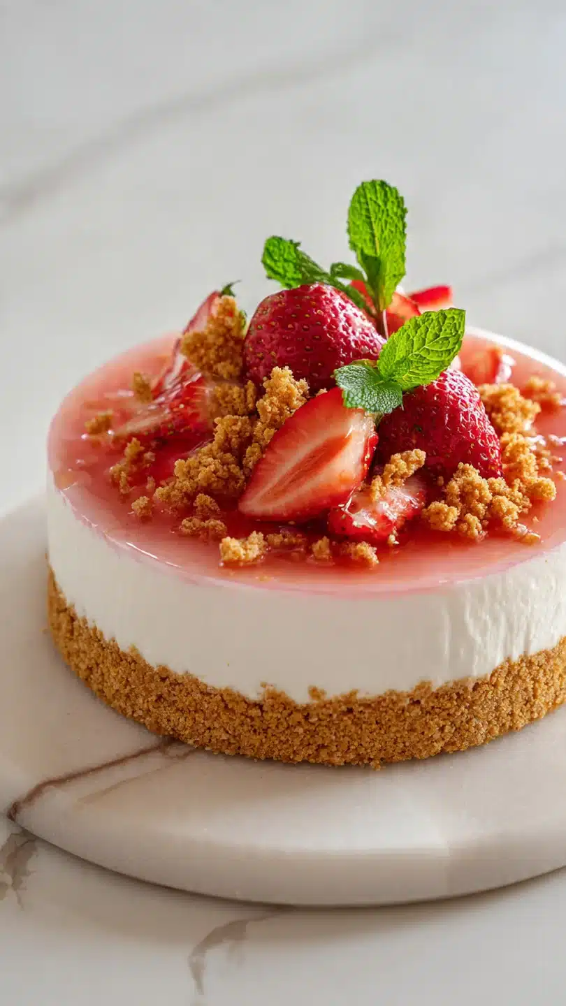 Strawberry Crunch Cheesecake Recipe - Image 3