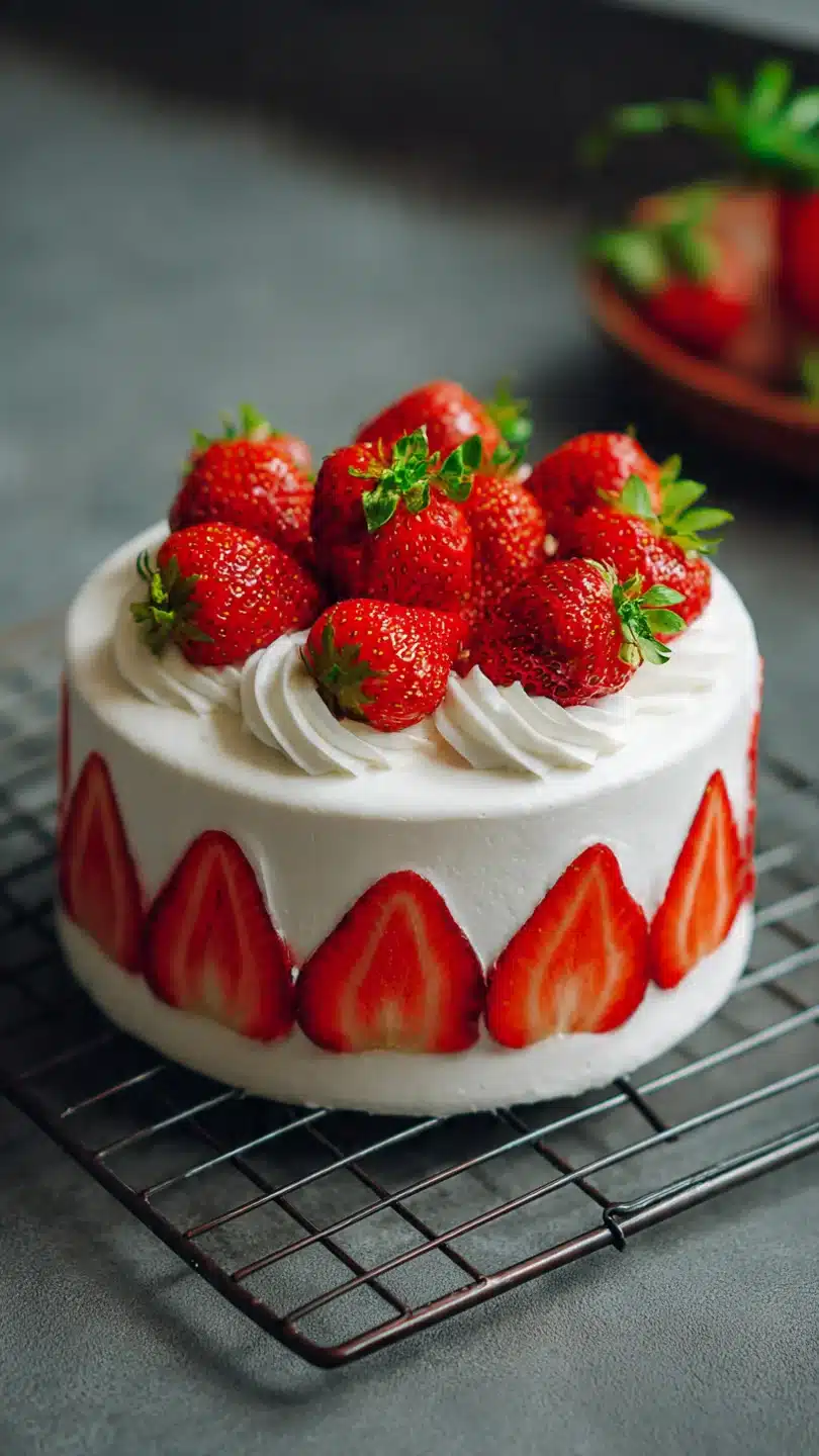 Simple strawberry cake - Image 3