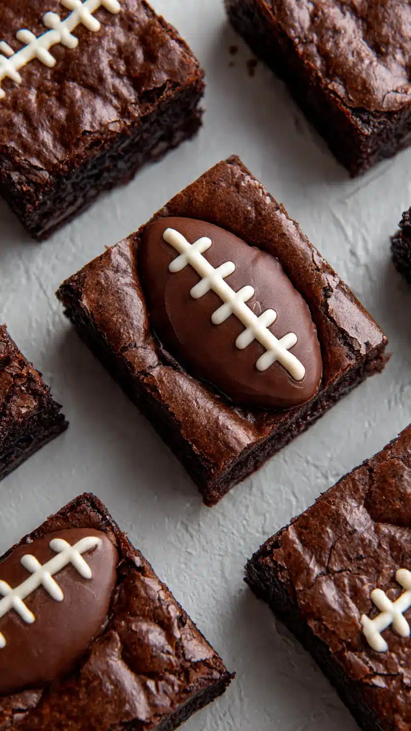 Super Bowl football brownies - Image 3
