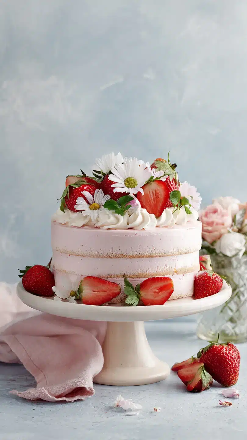 Vintage strawberry cake - Image 3