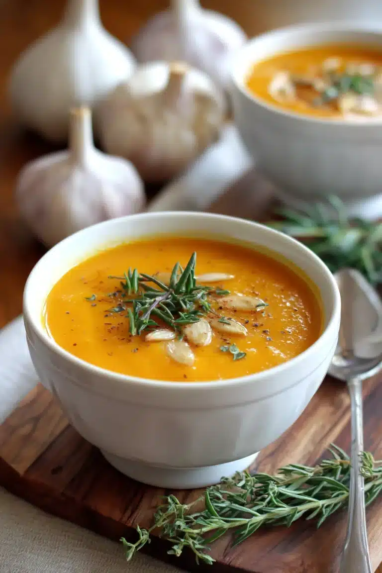 roasted pumpkin soup, savory autumn recipe, creamy texture, flavorful spices
