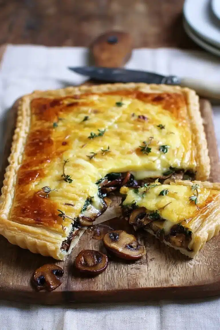 Baked Brie and Mushroom Tart - Image 1
